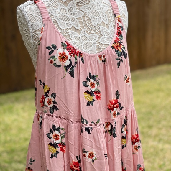 Xhilaration Size XXL Pink Floral Dress NWT - Picture 2 of 6